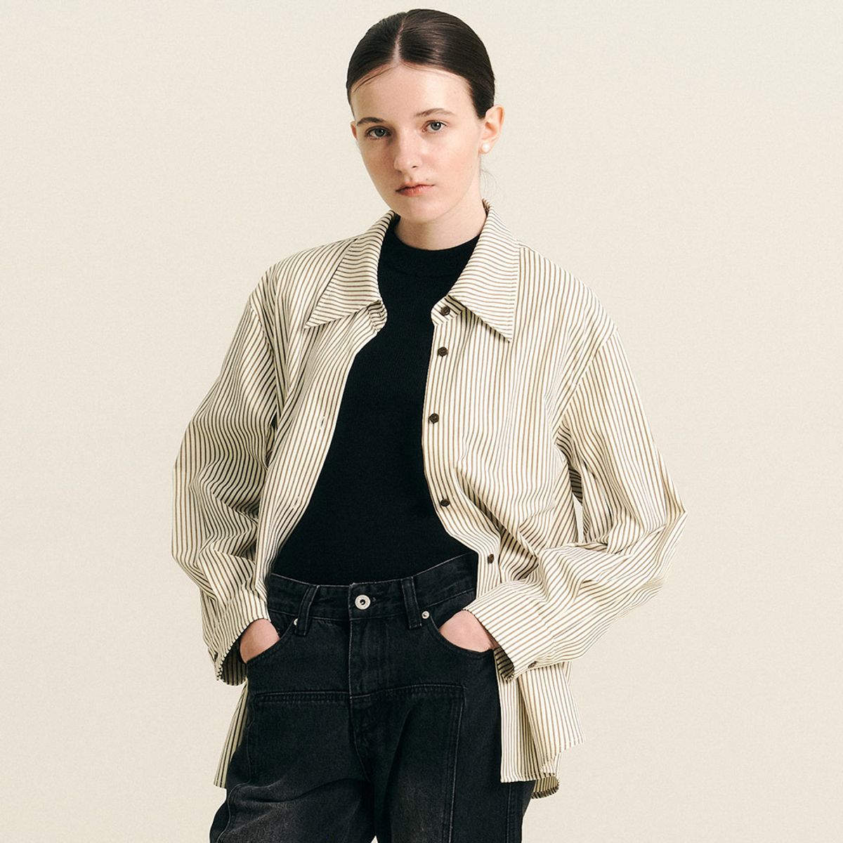 웬스데이딜라잇(WEDNESDAY DELIGHT) WD_Classic basic knit_BLACK