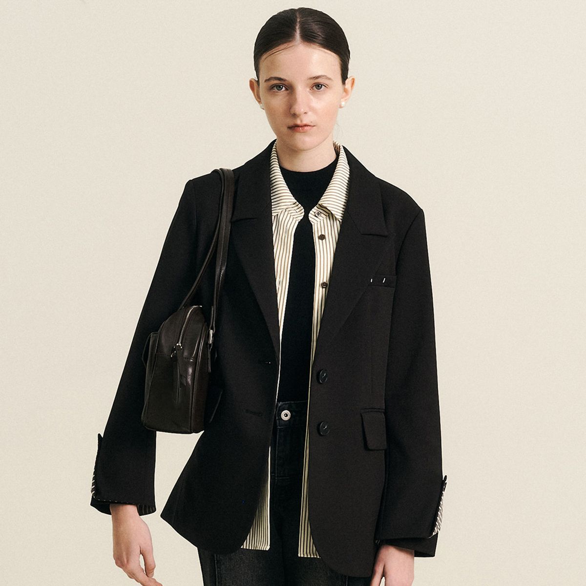 웬스데이딜라잇(WEDNESDAY DELIGHT) WD_Casual point sleeved jacket