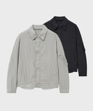 인사이드 아웃 포켓 셔츠 재킷 : 2컬러