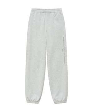 LETTERING LOGO SWEATPANTS light heather gray