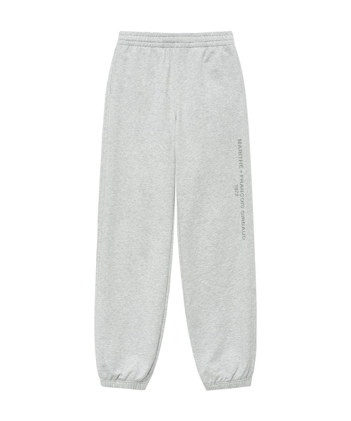마리떼 프랑소와 저버(MARITHÉ + FRANҪOIS GIRBAUD) LETTERING LOGO SWEATPANTS light heather gray