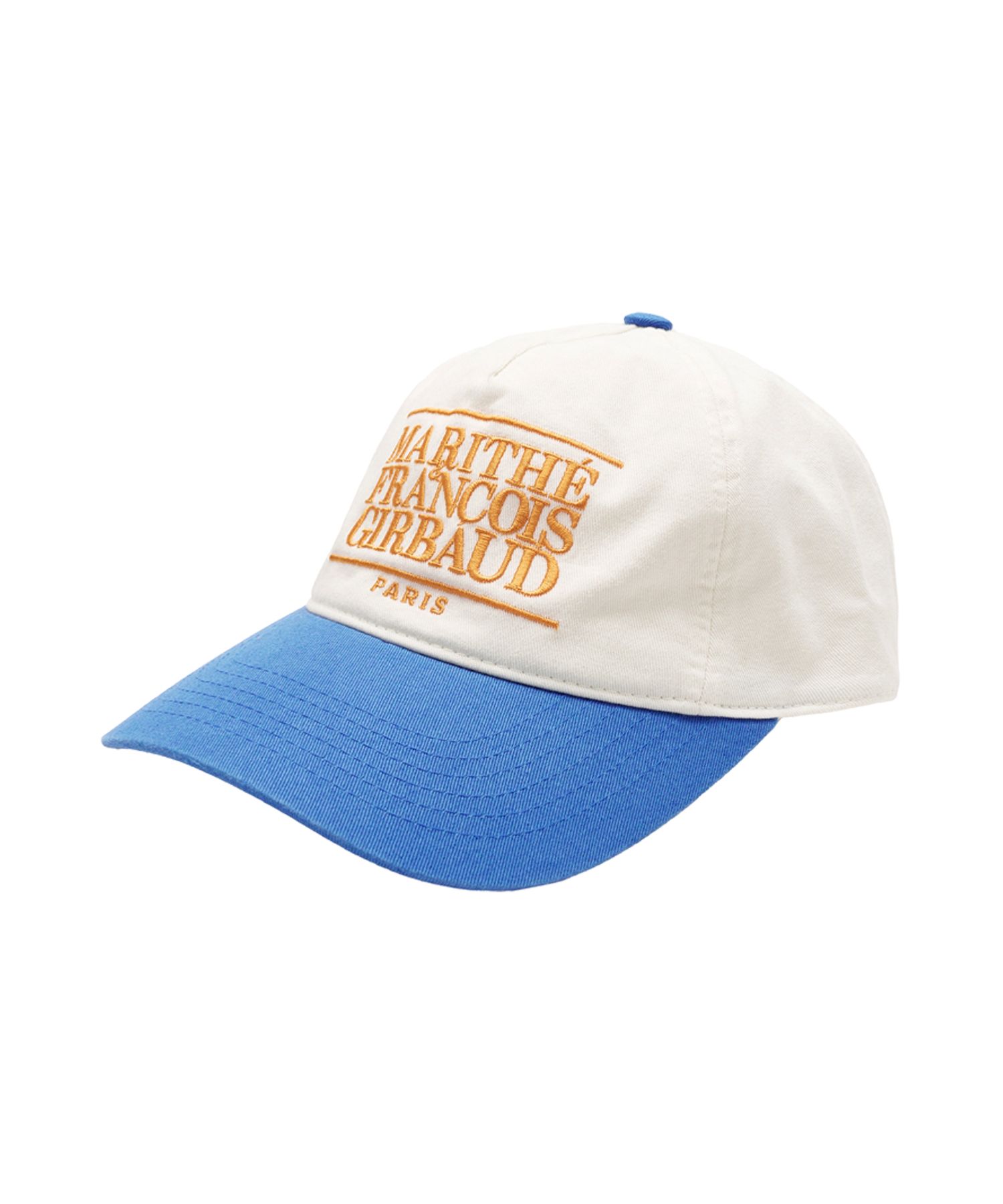 Marithe☆TWO TONE CLASSIC LOGO CAP(3color) MUSINSA | MARITHÉ CLASSIC LOGO 5PANEL COLOR BLOCK CAP