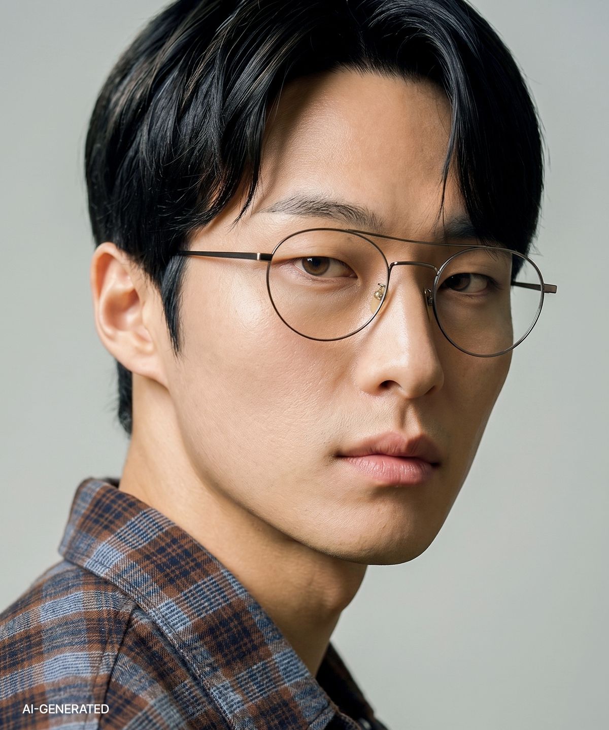 앰버옵티컬(AMBEROPTICAL) 짐머 50 투브릿지 워시드블랙