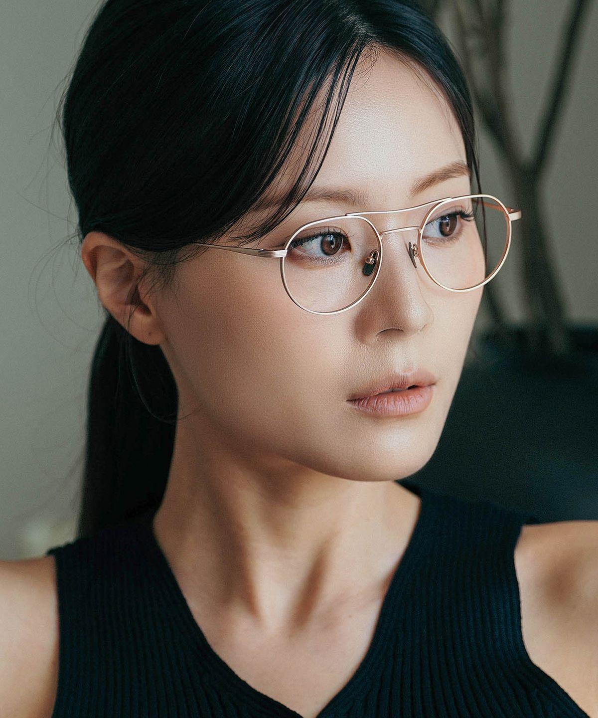 앰버옵티컬(AMBEROPTICAL) 짐머 50 투브릿지 로즈골드