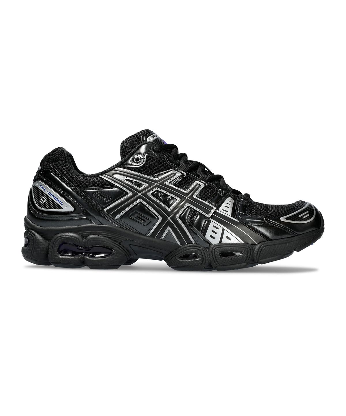 아식스(ASICS) 젤-님버스 9 - 블랙:퓨어 실버 / 1201A424-005