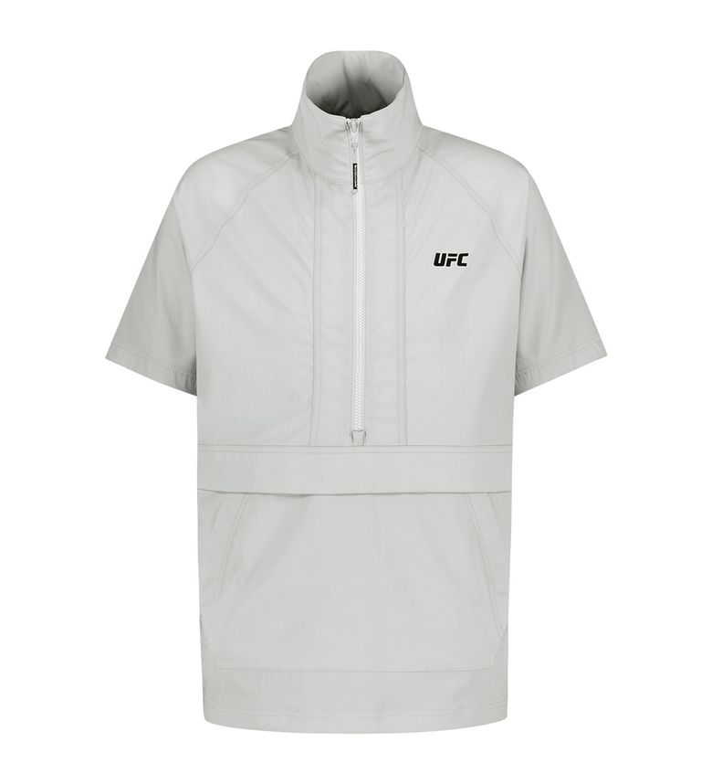 UFC 베이직 오버핏 반팔 아노락 자켓 라이트그레이 U4JKV2317LG