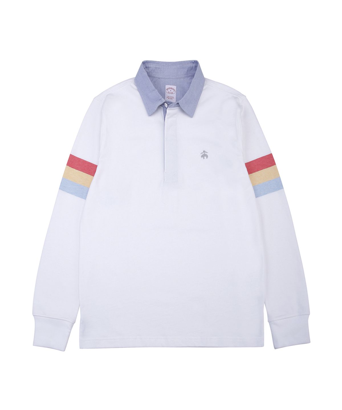 브룩스 브라더스(BROOKS BROTHERS) 럭비 셔츠 (화이트) (BBNTMM9193AES)
