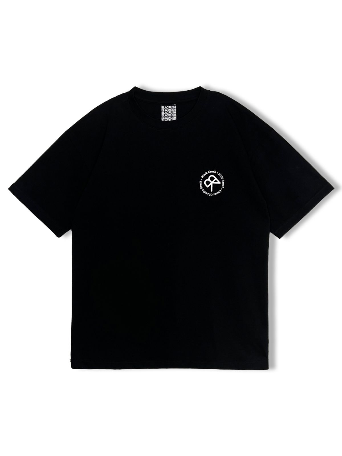 블랙크러쉬(BLACRUSH) [Unisex] Clover Logo Short Sleeved T-shirt