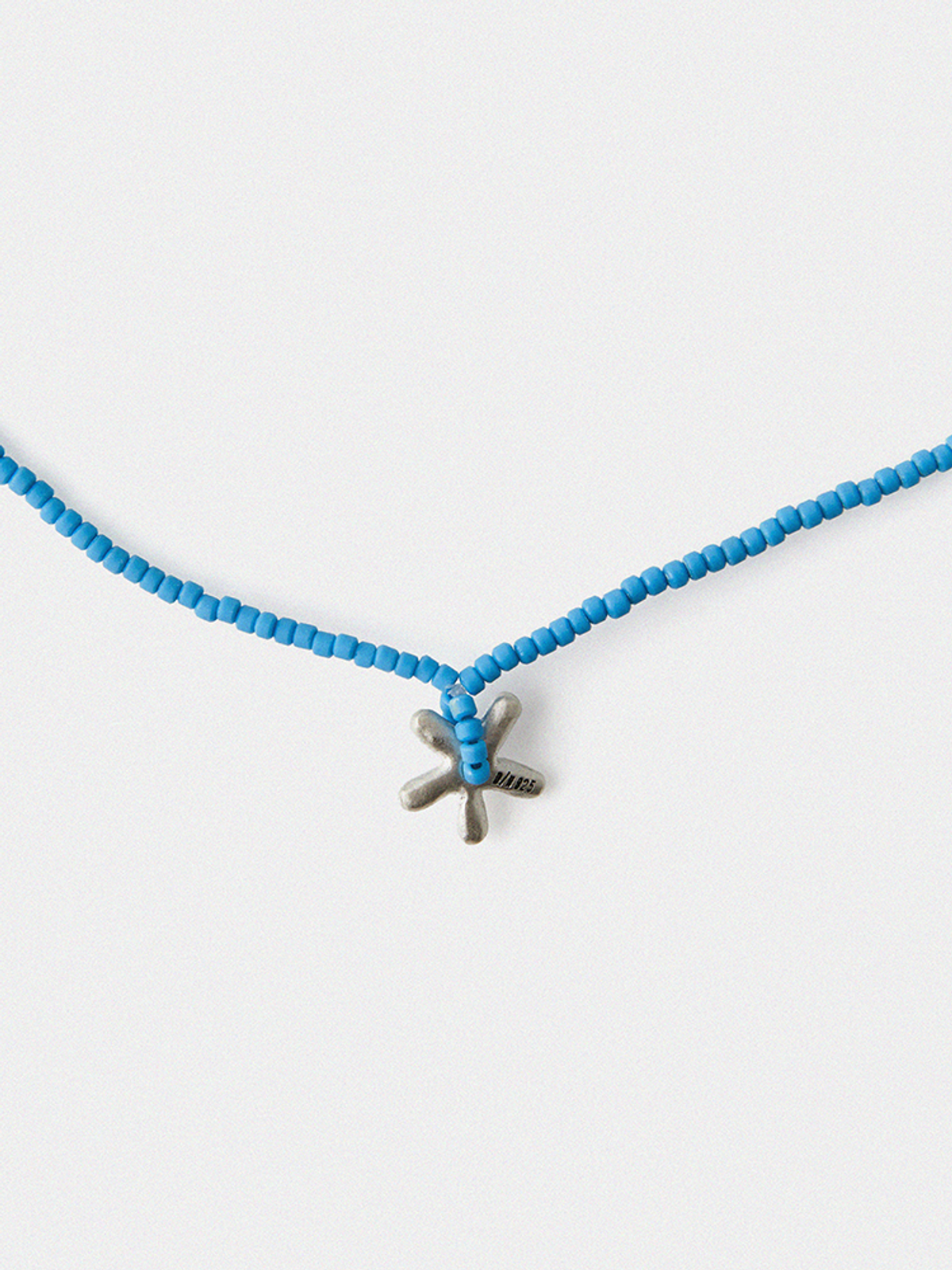도우하브(DOUHAB) Flower bead necklace_Blue