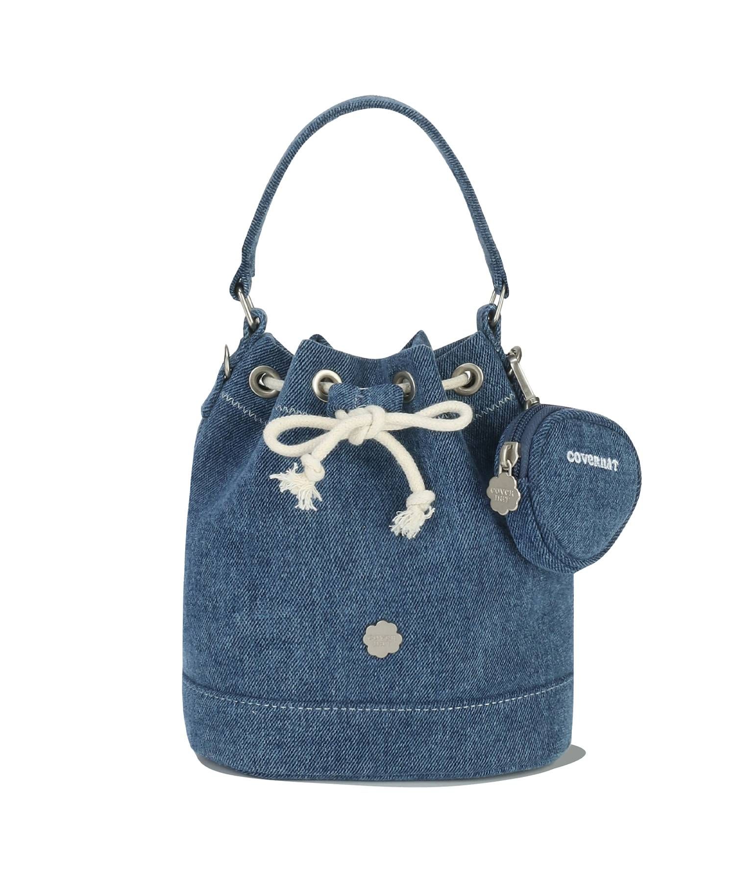 ★23SS★【COVERNAT】★Cloverheart nylon bucket ba.g★ MUSINSA | COVERNAT WOMAN Clover Heart Nylon Bucket Bag Pink