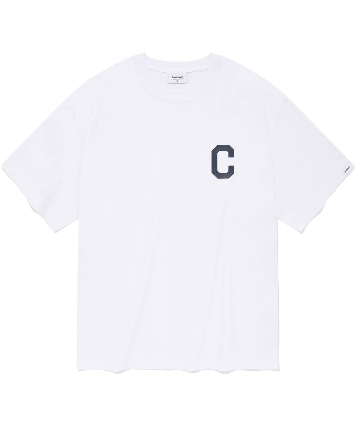 커버낫(COVERNAT) C 로고 티셔츠 화이트