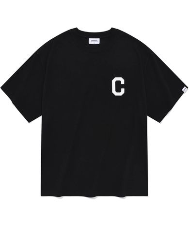 커버낫(COVERNAT) C 로고 티셔츠 블랙
