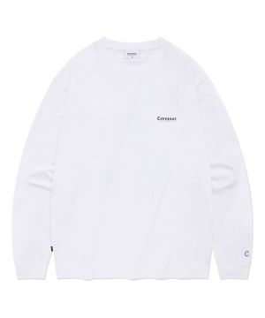 어센틱 C 그라데이션 롱슬리브 화이트