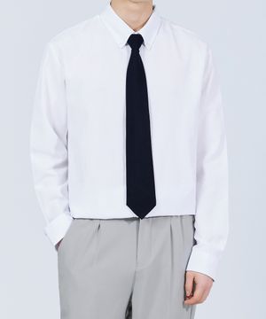 베이직 스테디 옥스포드 셔츠 화이트