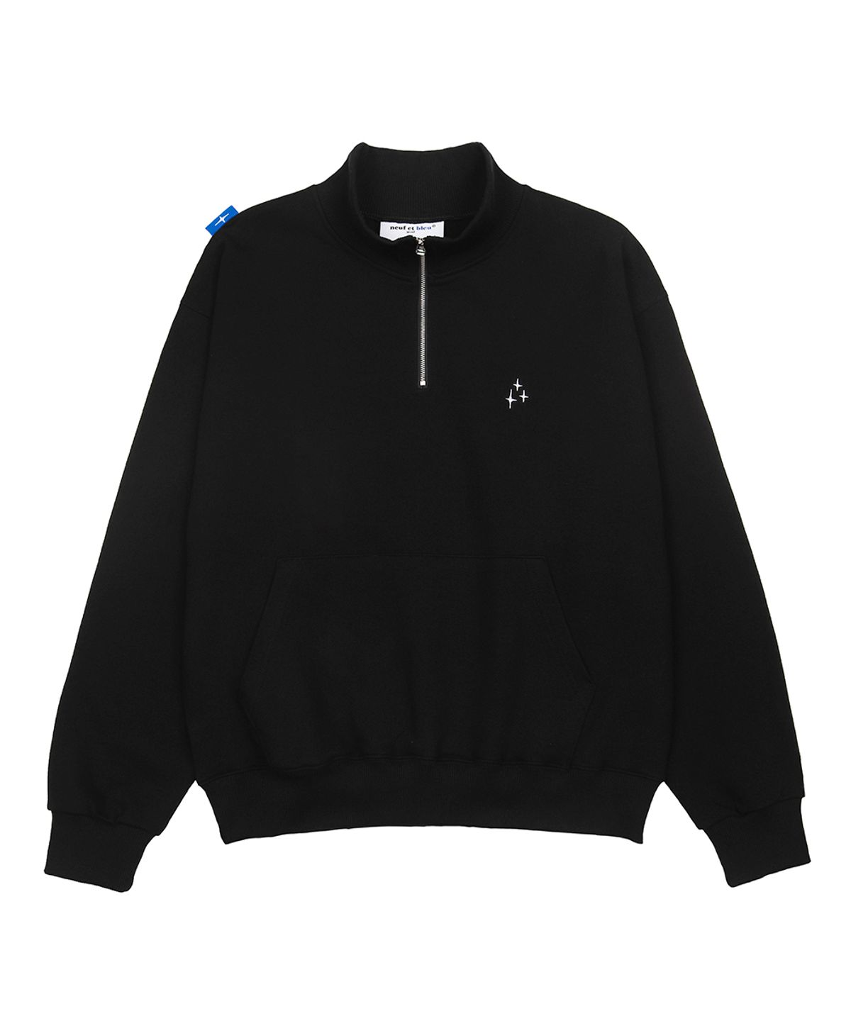누프에블루(NEUFETBLEU) NEB half zipup mtm (black)