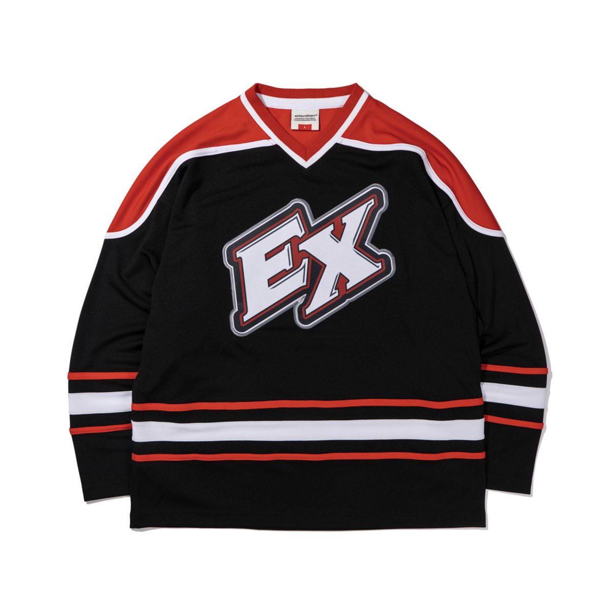 엑스트라오디너리(EXTRAORDINARY) EX HOCKEY JERSEY  BLACK