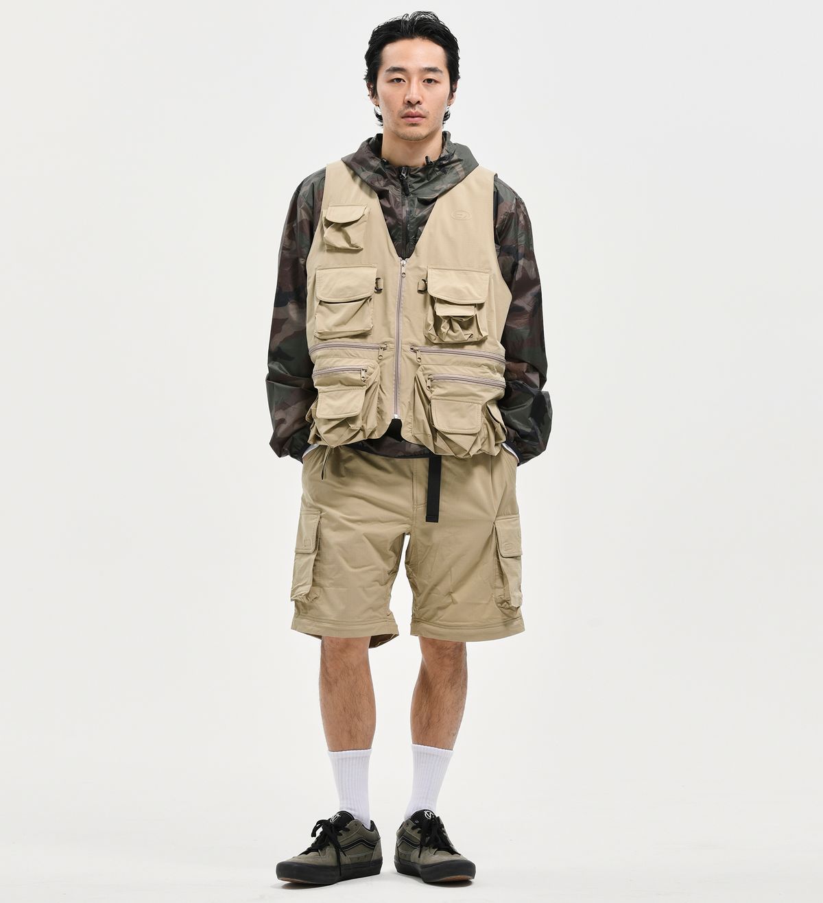 엑스트라오디너리(EXTRAORDINARY) MULTI POCKET FISHING VEST  BEIGE