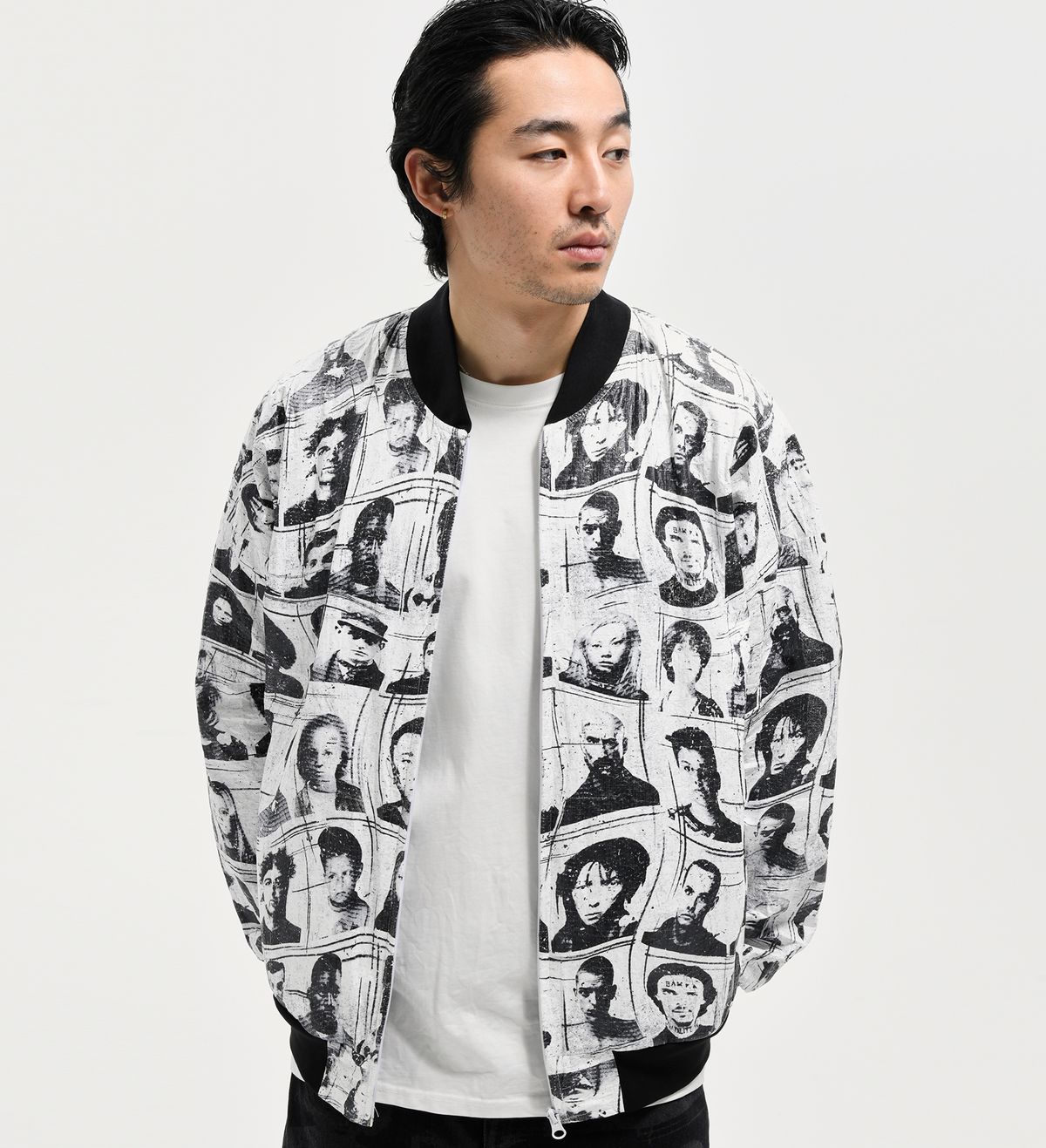 엑스트라오디너리(EXTRAORDINARY) TYVEK PORTRAIT PRINTING JUMPER  WHITE