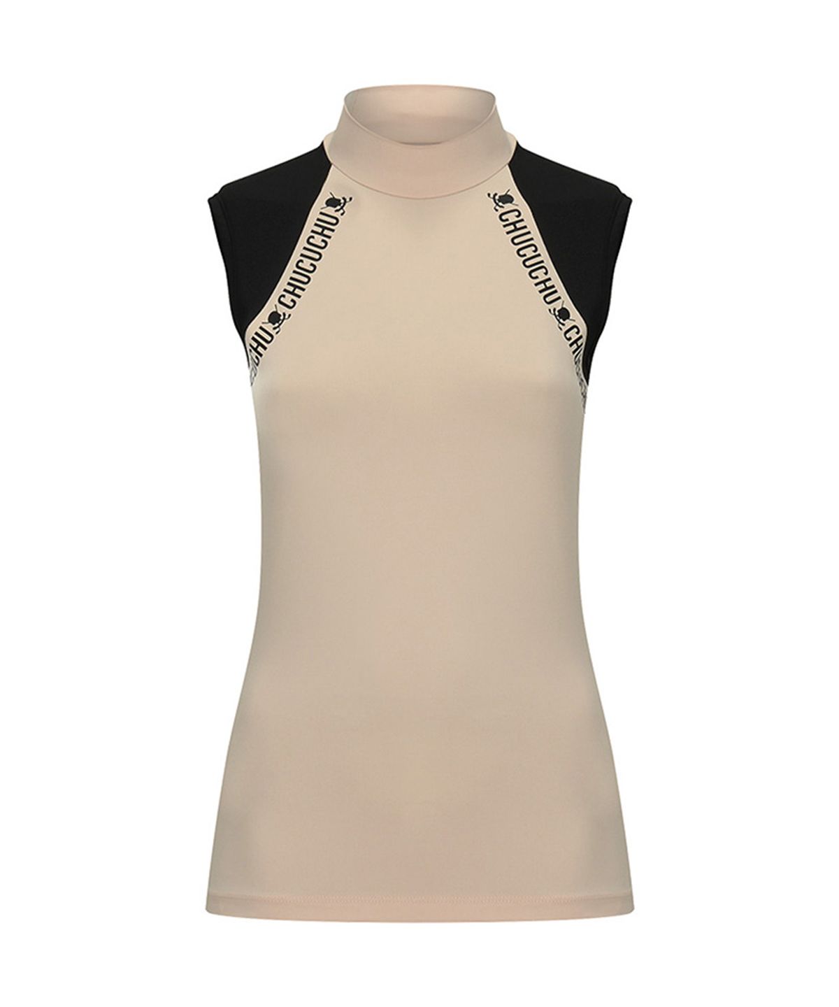츄쿠츄(CHUCUCHU) C23M-TS011W홀터넥 탑 (Beige)