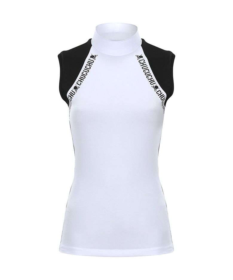 C23M-TS011W 홀터넥 탑 (White)
