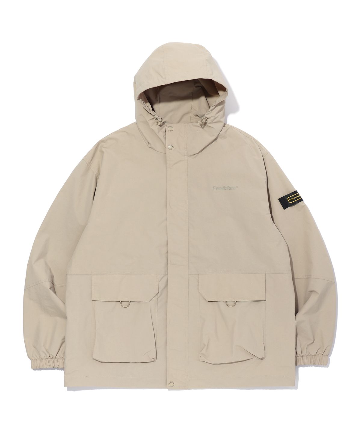 펜듈럼(PENDULUM) 더블 포켓 후드 점퍼 BEIGE (LO1JU027-005)