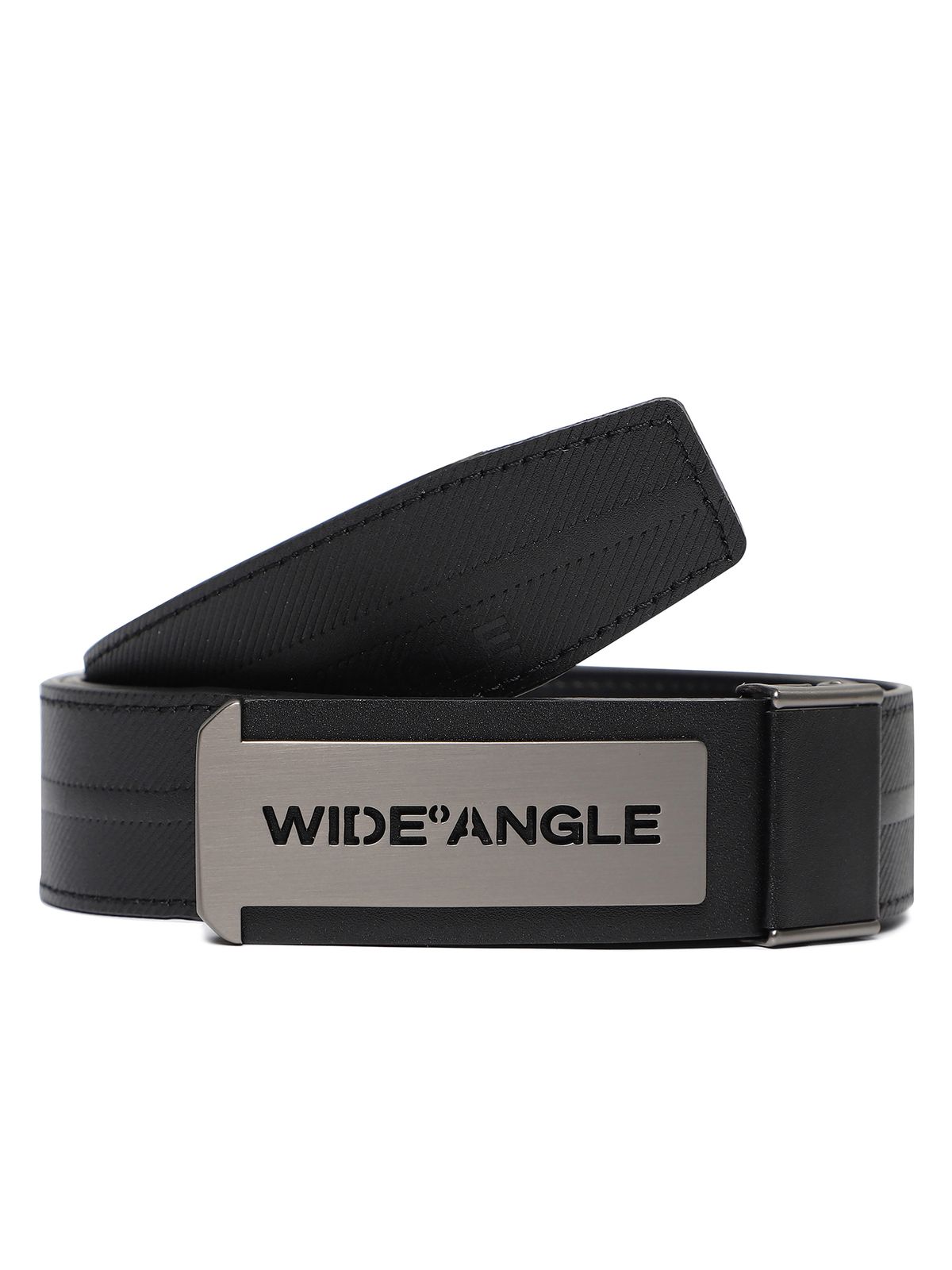 와이드앵글(WIDEANGLE) TO 풀로고 후크 벨트_Black