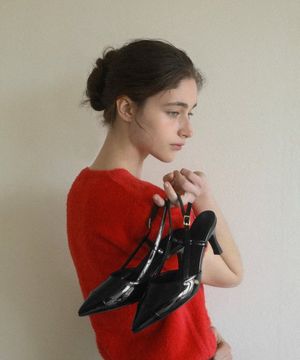 아린스 에나멜 슬링백힐 (5/7cm)