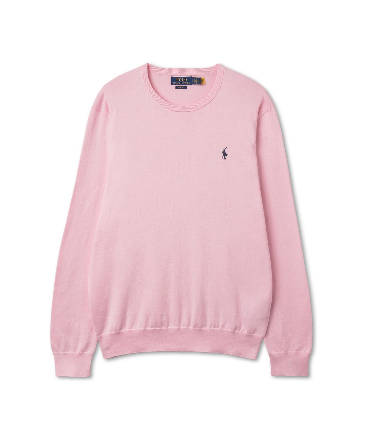 폴로 랄프 로렌(POLO RALPH LAUREN) 롱슬리브 풀오버 스웨터 - 핑크