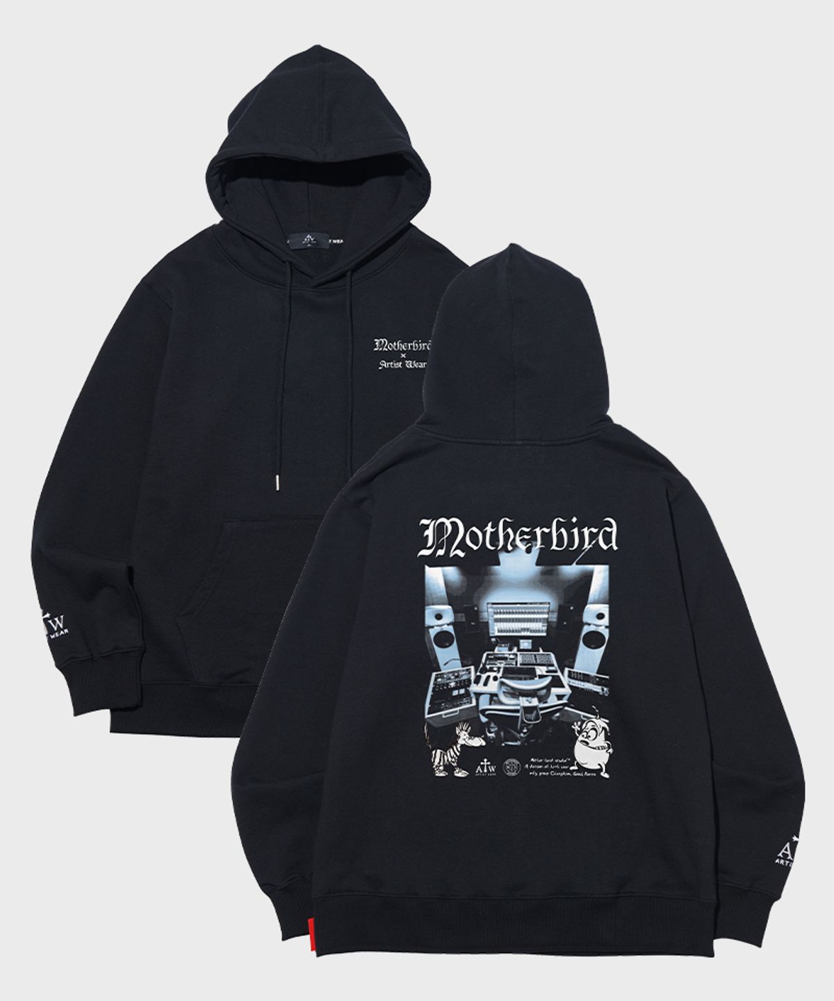 아티스트웨어(ARTISTWEAR) [ATW X 마더버드] 마스터링 후드티