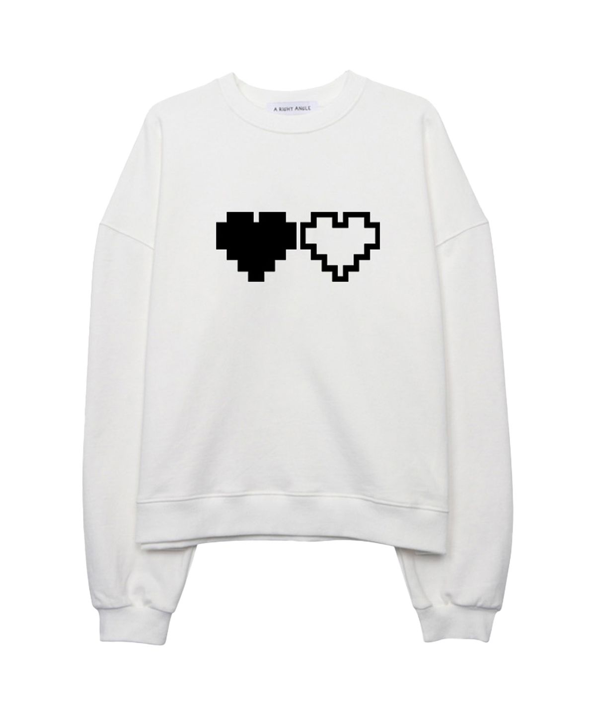 어라이트앵글(ARIGHTANGLE) Heavycotton heart sweatshirt (3 Color)