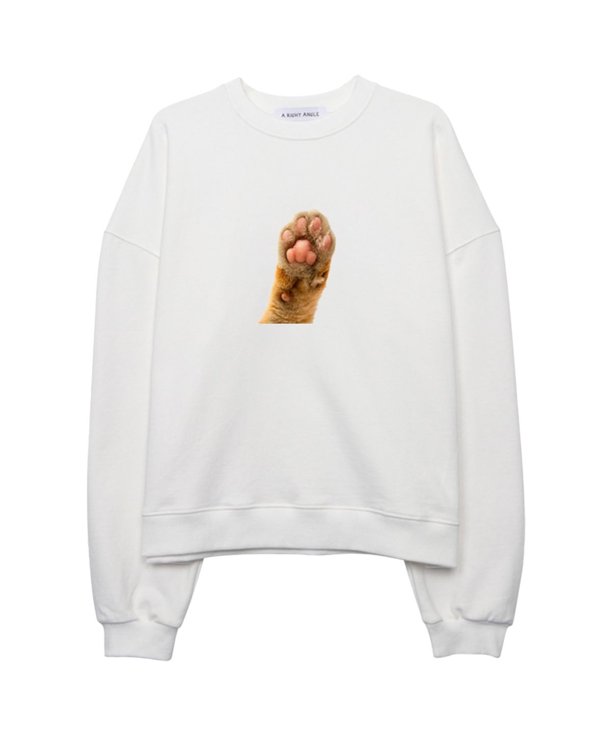 어라이트앵글(ARIGHTANGLE) Heavycotton cat sweatshirt (3 Color)