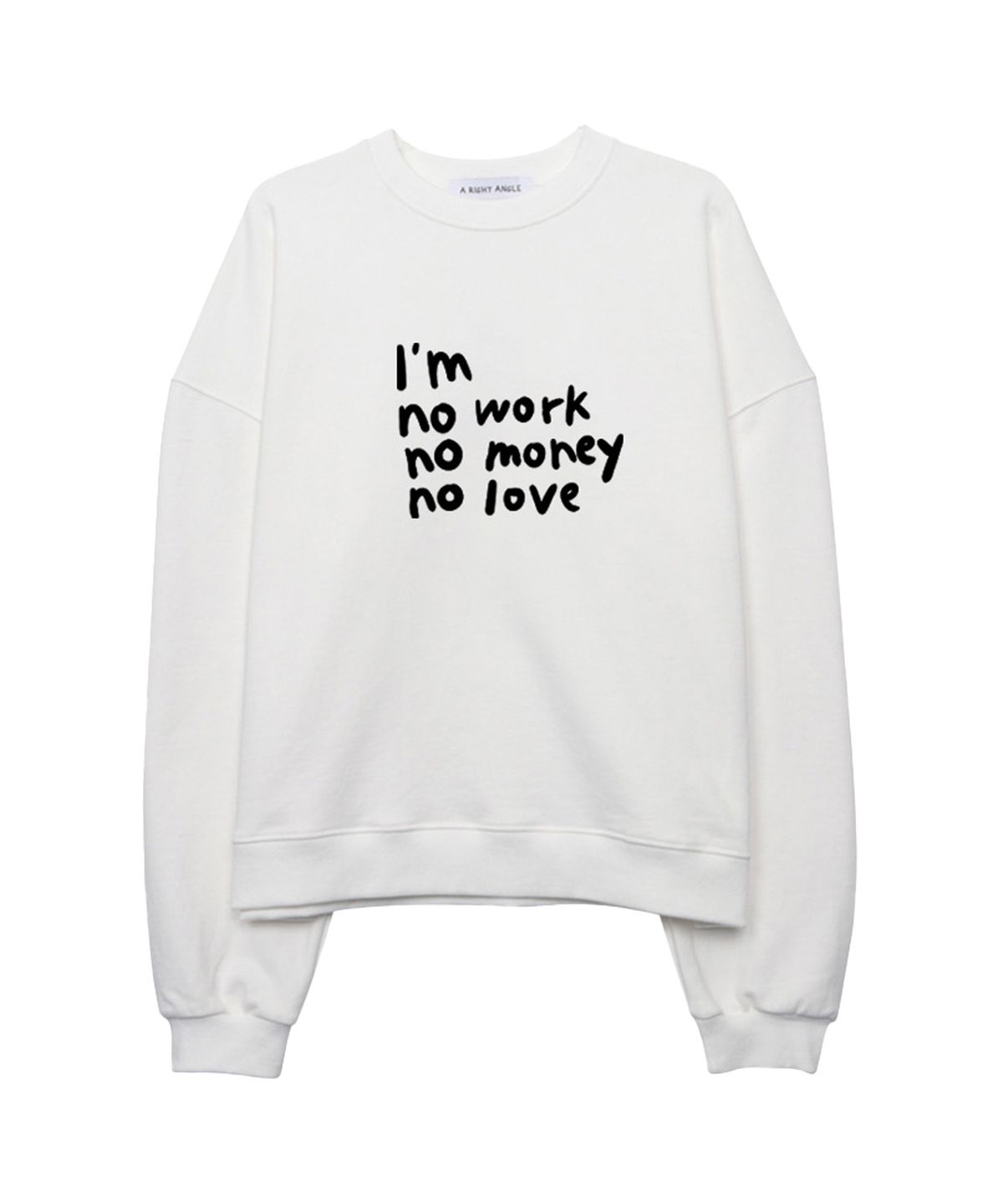 어라이트앵글(ARIGHTANGLE) Heavycotton 3 no sweatshirt (3 Color)