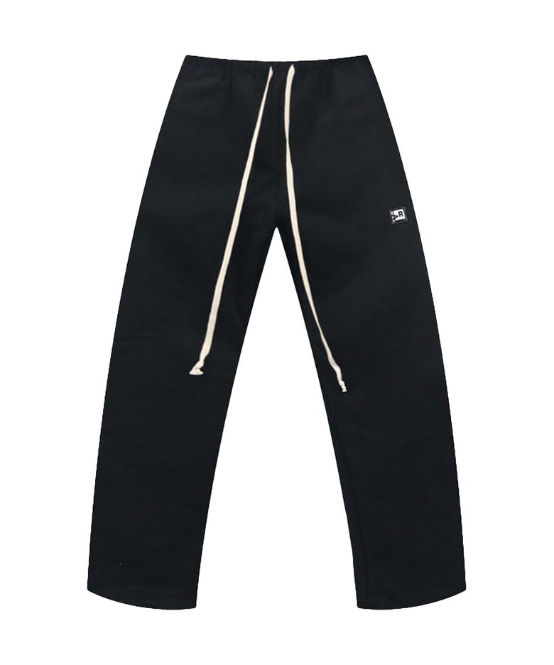 1000G Heavy cotton patch sweatpants black