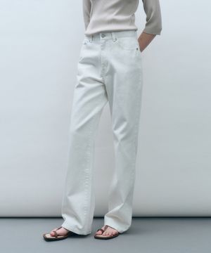 [여울 PICK] 화이트 데님 스트레이트 팬츠 MDPT054WHITE