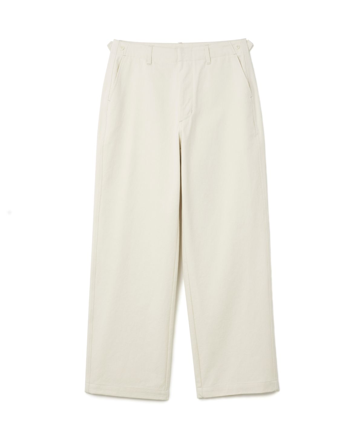 노클(NOCLE) Tom Cotton Pants Off White