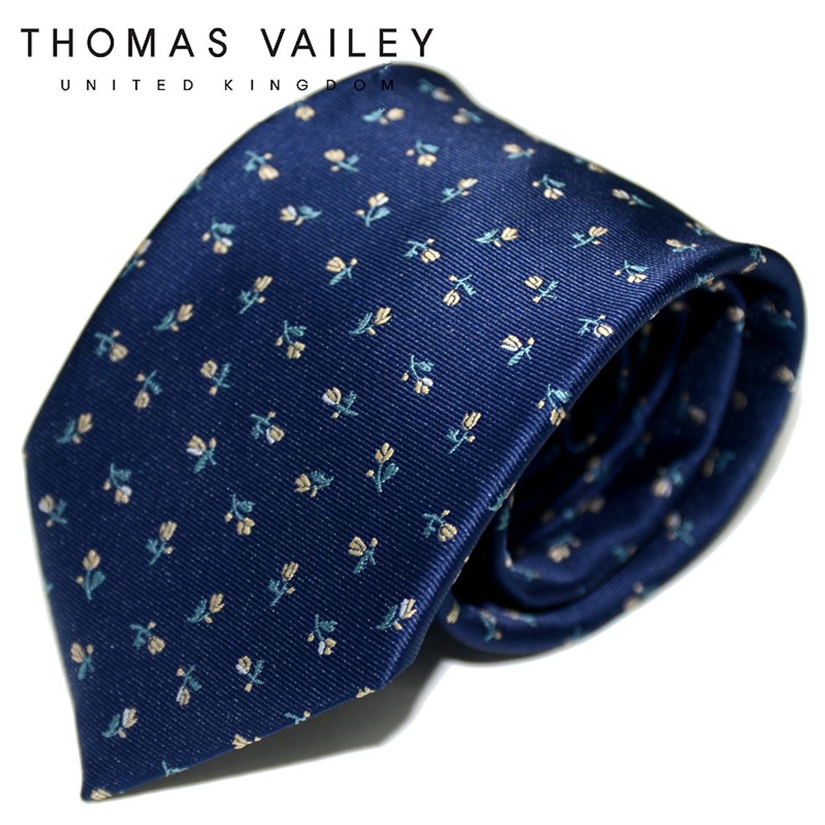 토마스 베일리(THOMAS VAILEY) 패션넥타이-튤립 네이비 8cm