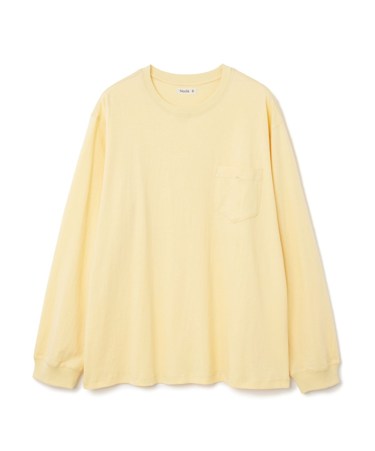 노클(NOCLE) Normal One Pocket Long Sleeve Yellow