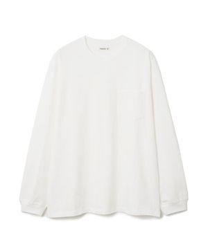 Normal One Pocket Long Sleeve Off White