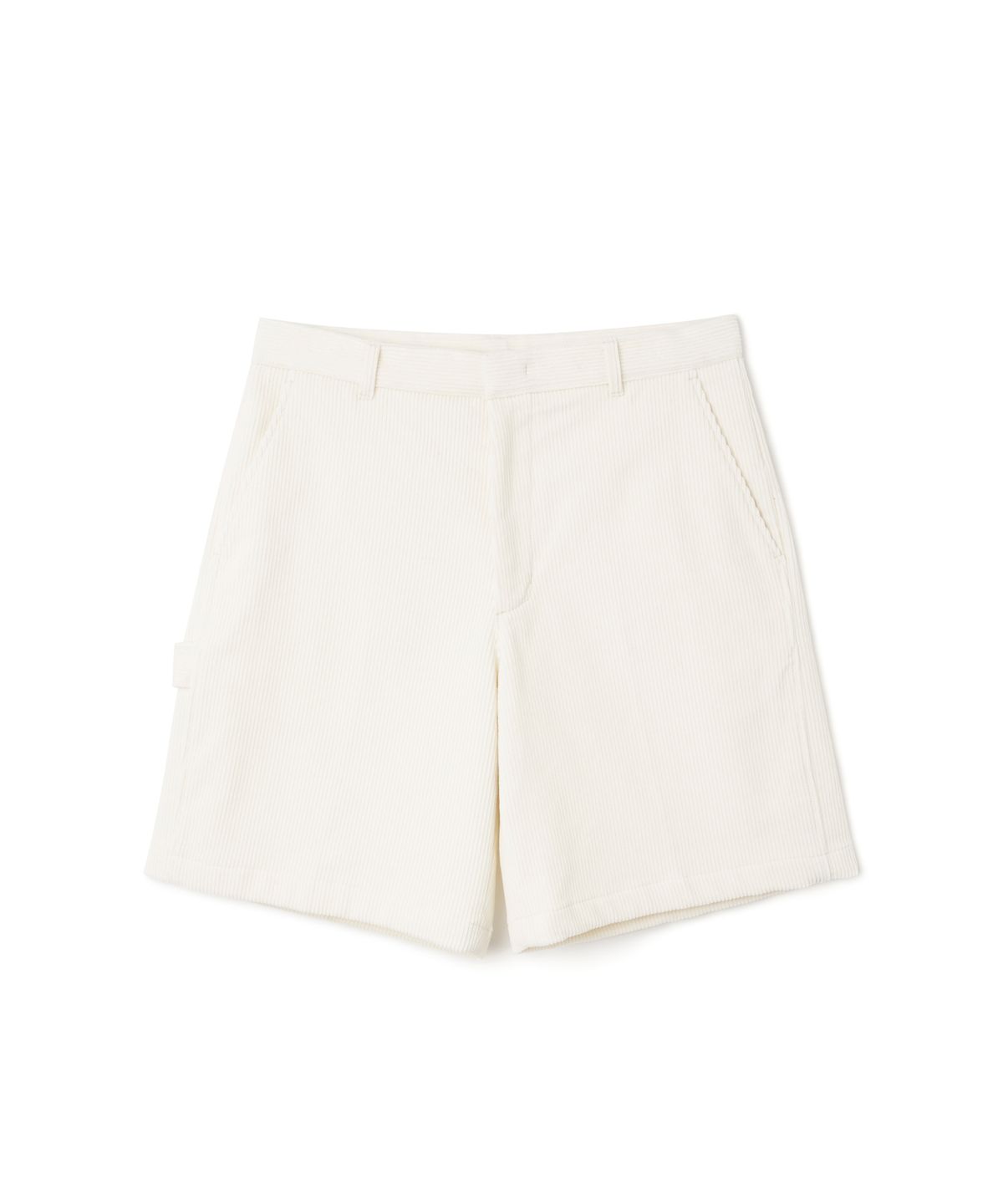노클(NOCLE) Hank Half Pants Corduroy Off White