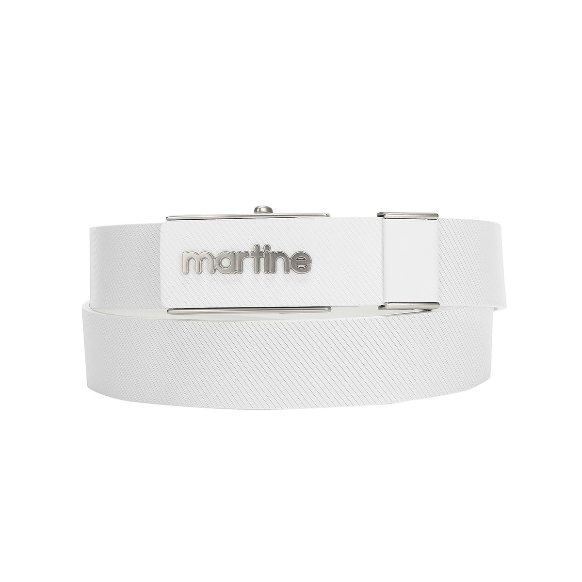 마틴골프(MARTINE GOLF) Martine Logo Belt_White (Men)