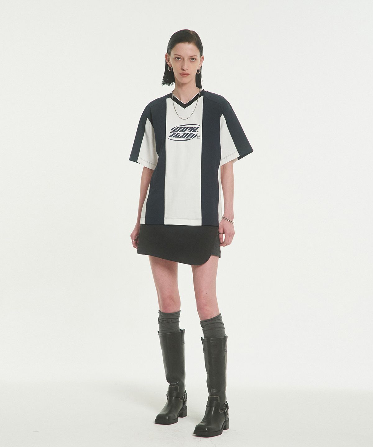 메아(MEA) COTTON SOCCER T-SHIRT [IVORY]