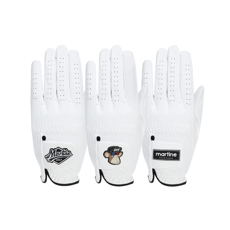 Solid Golf Glove 3P Set_White (Men)