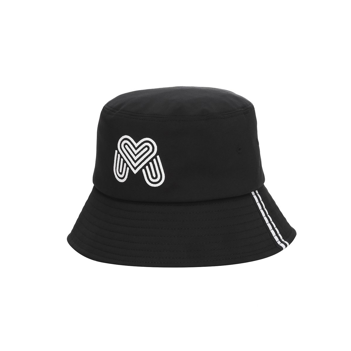 마틴골프(MARTINE GOLF) Stripe Point Bucket Hat_Black