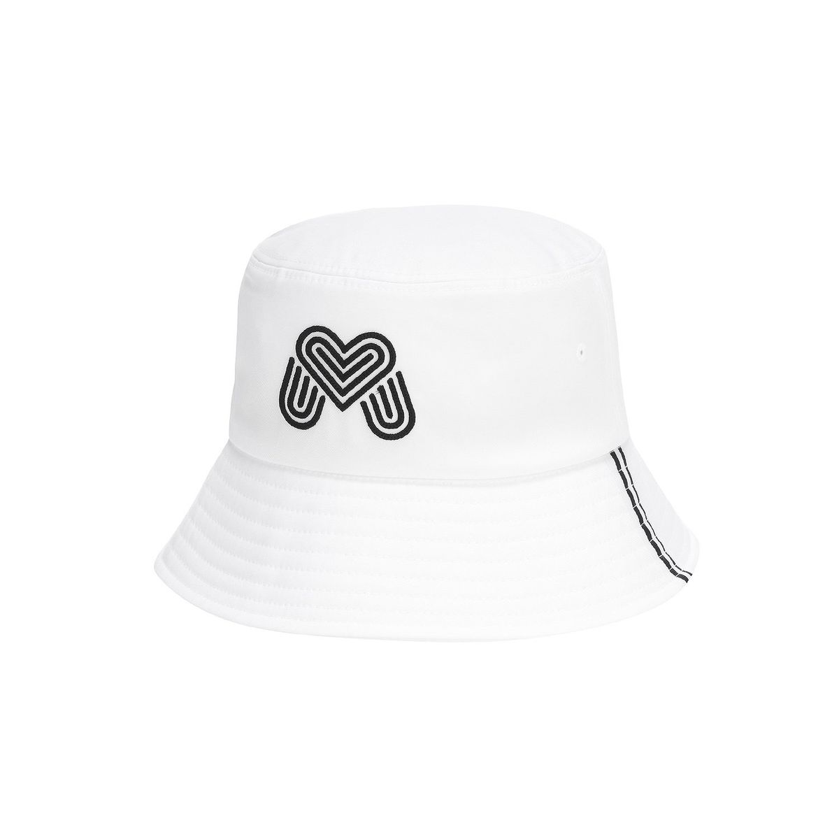 마틴골프(MARTINE GOLF) Stripe Point Bucket Hat_White