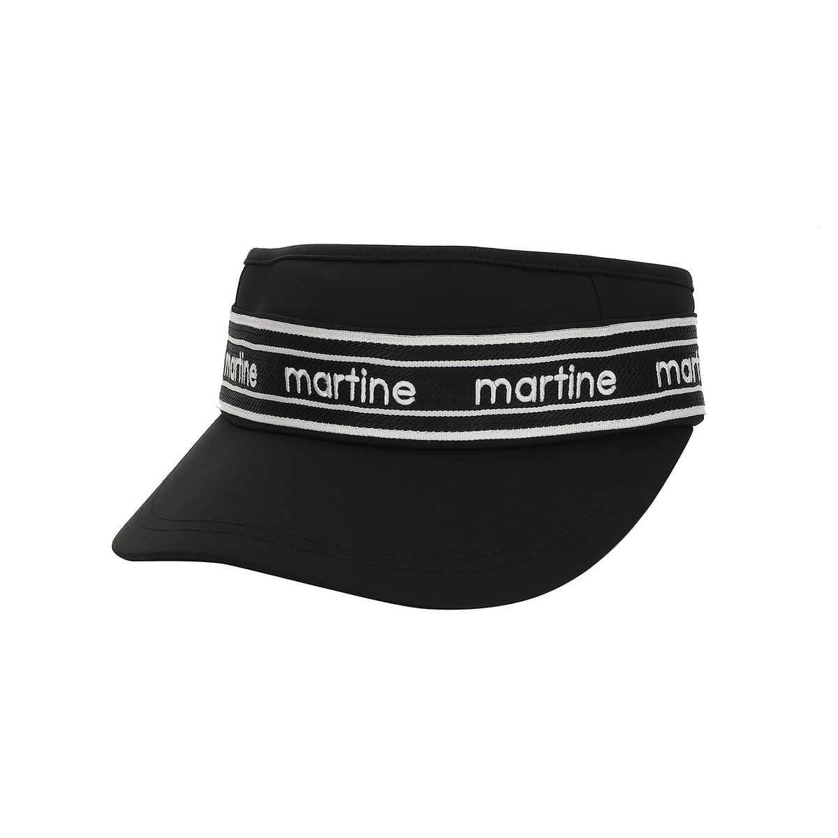 마틴골프(MARTINE GOLF) Logo Tape Sunvisor_Black