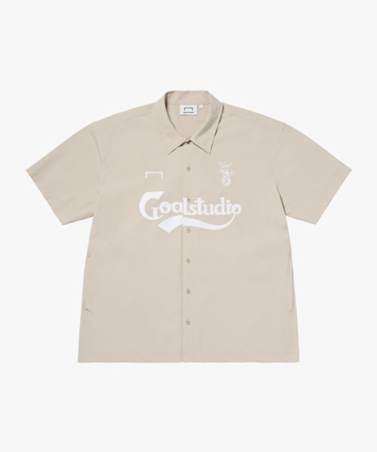 골스튜디오(GOALSTUDIO) FC VINTAGE SHIRT-LIGHT BEIGE