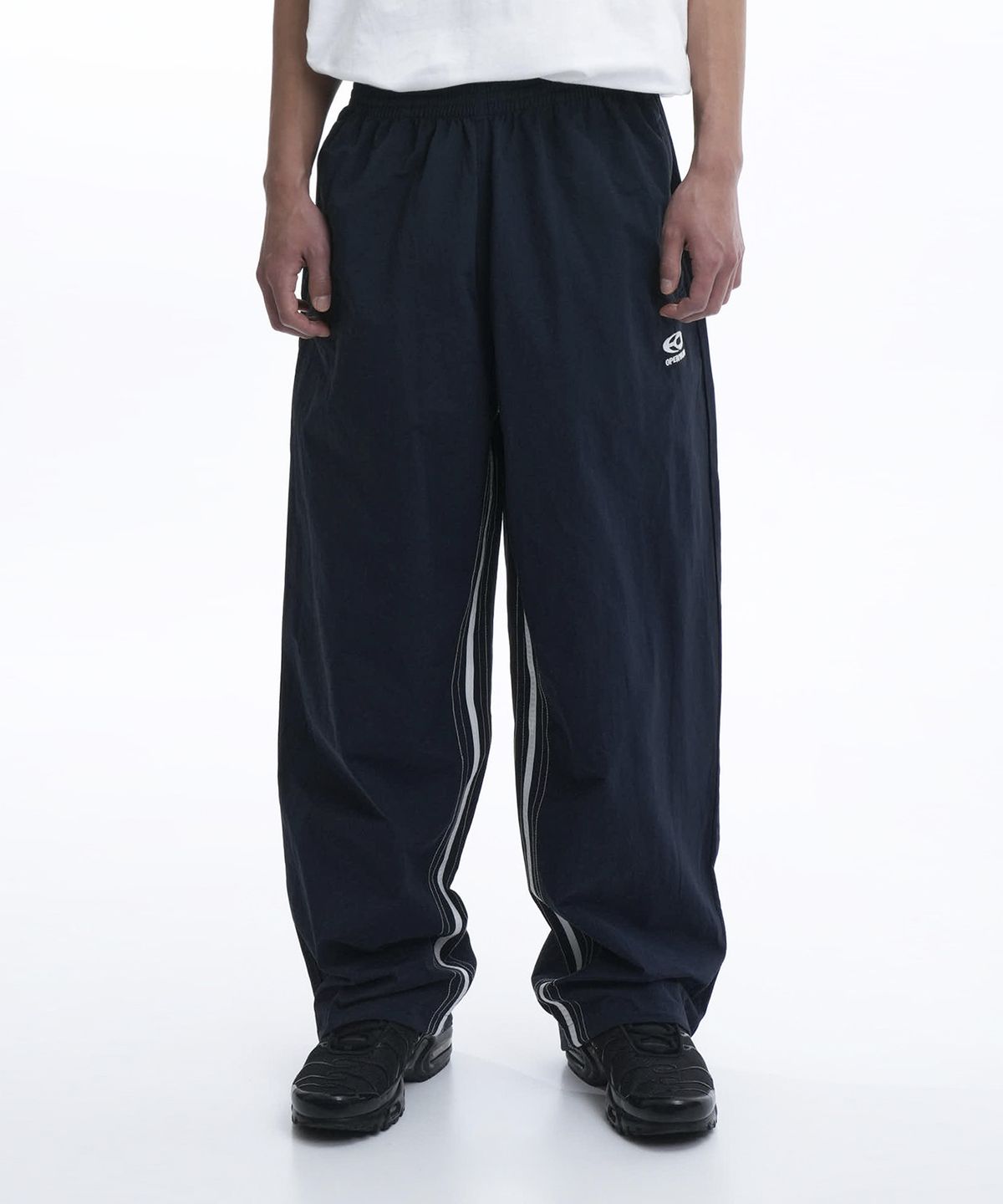 오픈야드(오와이)(OPENYARD(OY)) W.S.L TAPE TRACK PANTS-NAVY