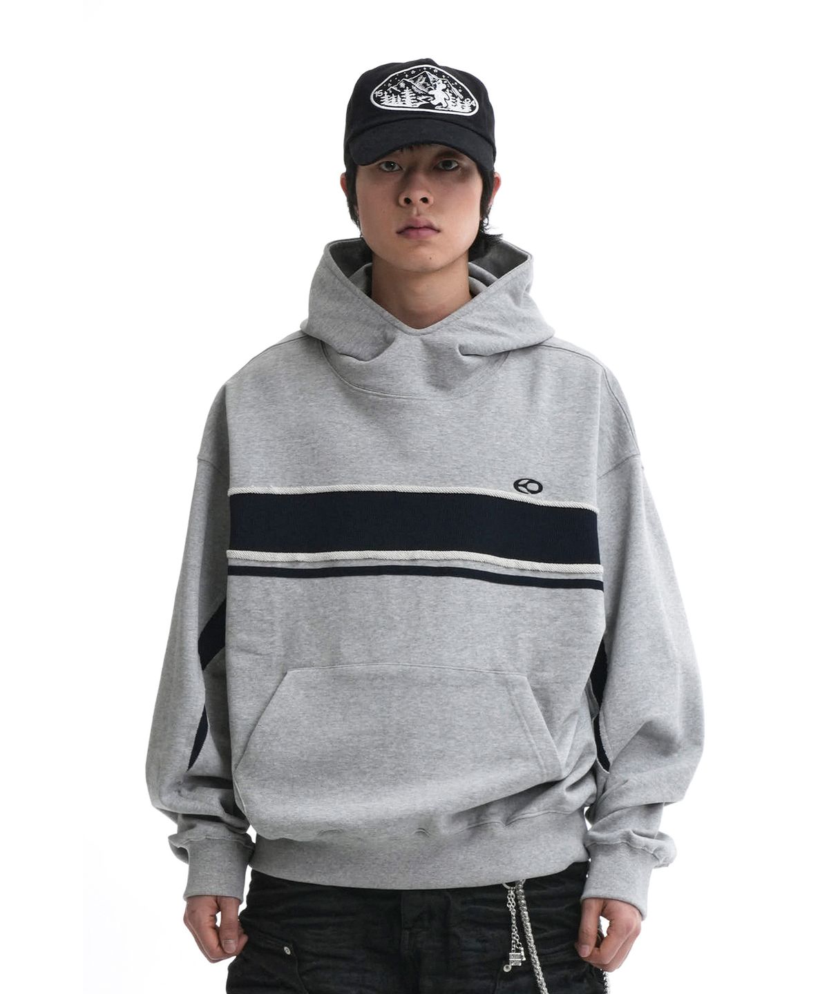 오픈야드(오와이)(OPENYARD(OY)) F.C.B HOODIE-GREY
