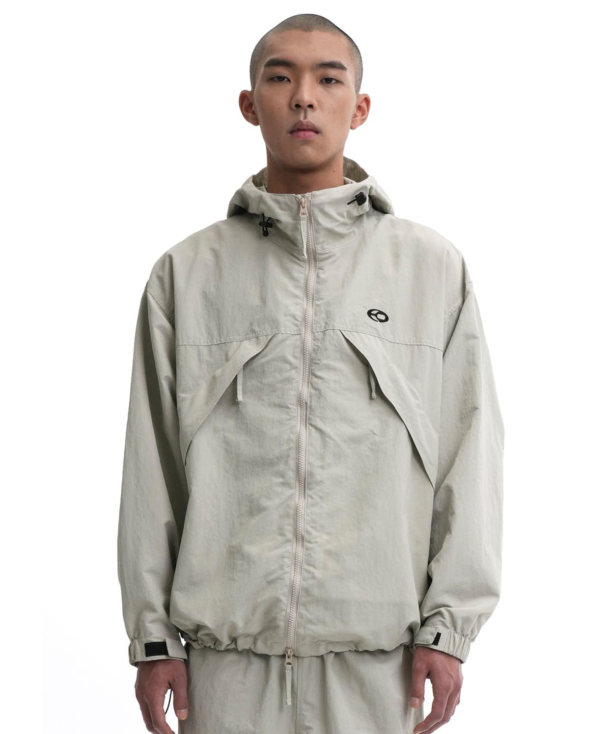오픈야드(오와이)(OPENYARD(OY)) NYLON WIND BREAKER JACKET-BEIGE