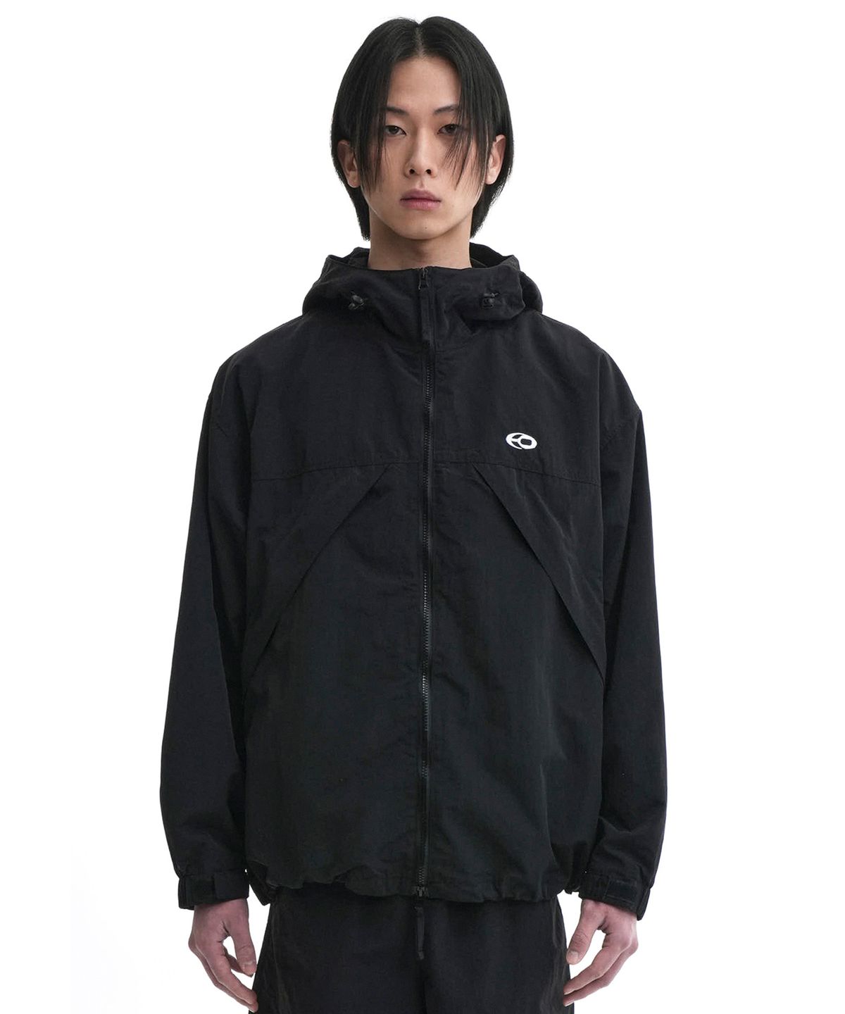 오픈야드(오와이)(OPENYARD(OY)) NYLON WIND BREAKER JACKET-BLACK